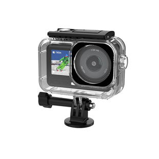 Flymile适用大疆Action6防水壳运动相机深潜60米保护壳水下相机潜水保护壳户外水上乐园防摔收纳壳配件