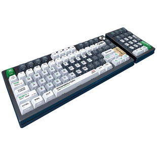 骆砾键帽原创核动力主题原厂高度侧刻透光PBT热升华机械键盘键帽