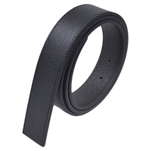 头层牛皮男士针扣3.4厘米宽男式皮带打孔真皮替换带身不带头平替