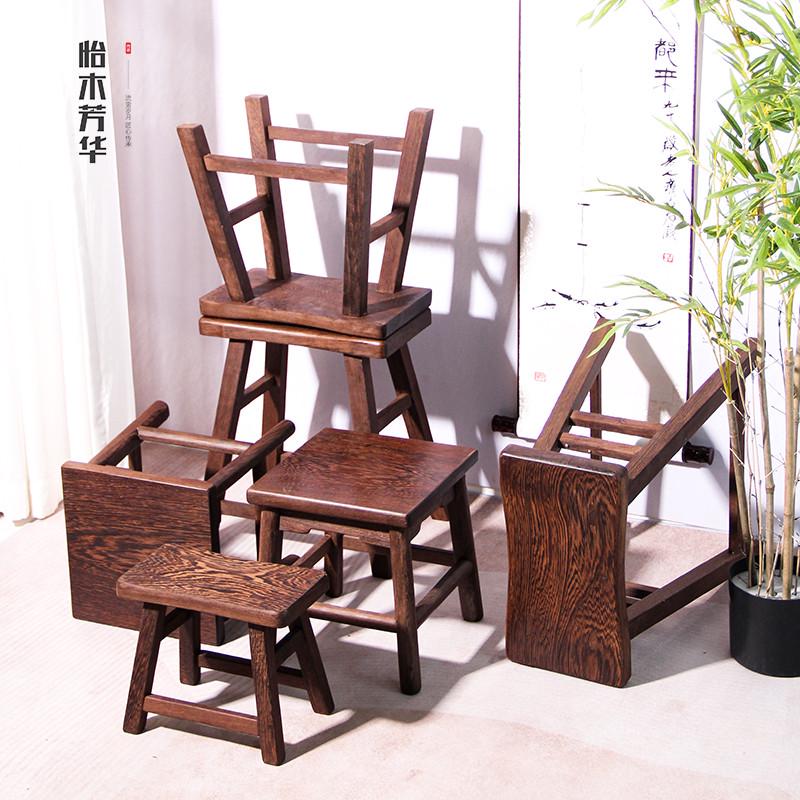 红木家具非洲鸡翅木实木凳茶几凳长板凳换鞋凳洗脚凳梳妆凳方凳
