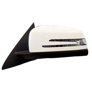 奔驰GLK260GLA200后视镜外壳倒车镜片转向灯罩C级S级E级反光镜壳
