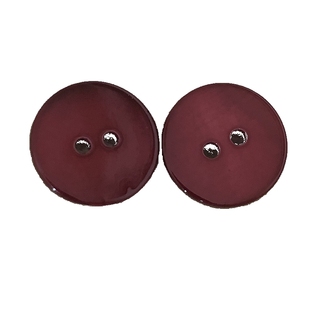 玫红色贝壳纽扣休闲西装衣服扣女装小外套暗红扣红裤连体衣扣子