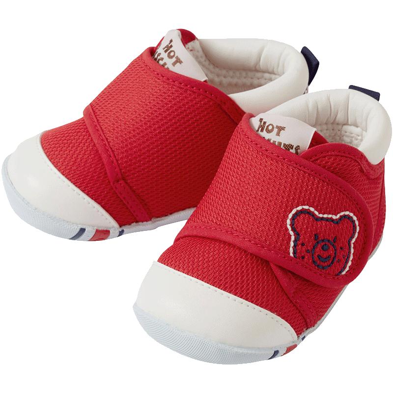 MIKIHOUSE学步鞋童鞋婴儿鞋男女宝宝鞋防滑室内鞋春秋HOTBISCUITS