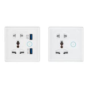 HomeKit墙插智能usb插座86型暗装WiFi远程小爱天猫谷歌音箱