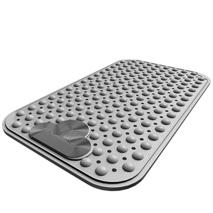 日本TPE浴室防滑垫淋浴洗澡脚垫厕所卫生间防摔垫子按摩防水地垫