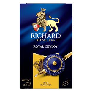 瑞查得Richard新品锡兰红茶英式下午茶红茶100包经典茶俄罗斯进口