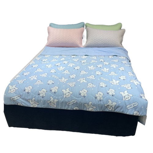 儿童凉感被小青芯夏凉被贴肤小凉被植物冰淇淋空调被可水机洗被子