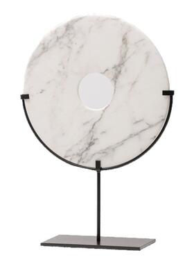 新中式创意大理石平安扣摆件