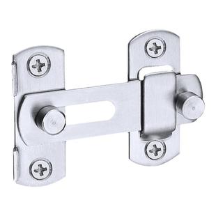 推拉门锁扣不锈钢门栓插销卫生间门锁免打孔门扣搭扣房门橱柜门拴