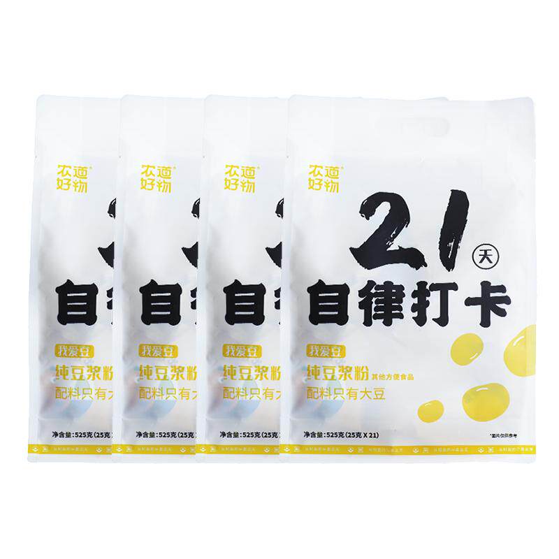 农道好物纯豆浆粉黑全麦面包