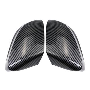 适用现代库斯途后视镜盖雨眉装饰框碳纤纹后视镜保护罩雨挡框改装