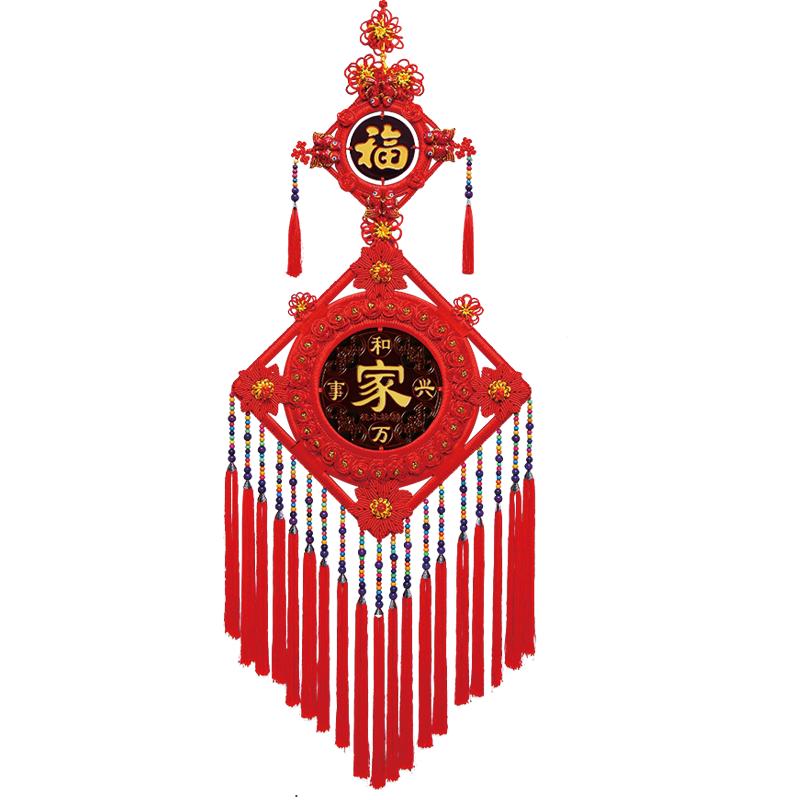 民族风桃木中国结挂件