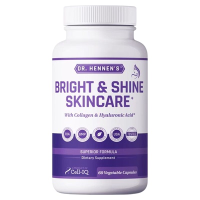 皮肤暗沉松弛推荐美国Cell-IQ汉拿博士瓷光肌胶囊