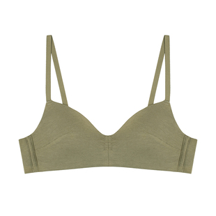 锦花舒莫代尔内衣纯欲少女风小胸平胸专用夏季薄款小aa聚拢文胸罩