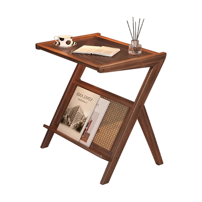 原木风小茶几角几边几置物架