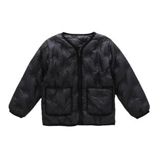 Sun 童品 | 女童90鸭绒轻薄韩版羽绒服中大童长款保暖羽绒衣