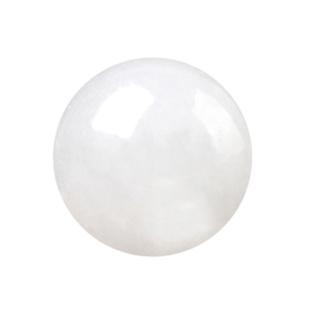 天然羊脂白和田玉散珠子diy水晶手工饰品手串材料配件男女手链