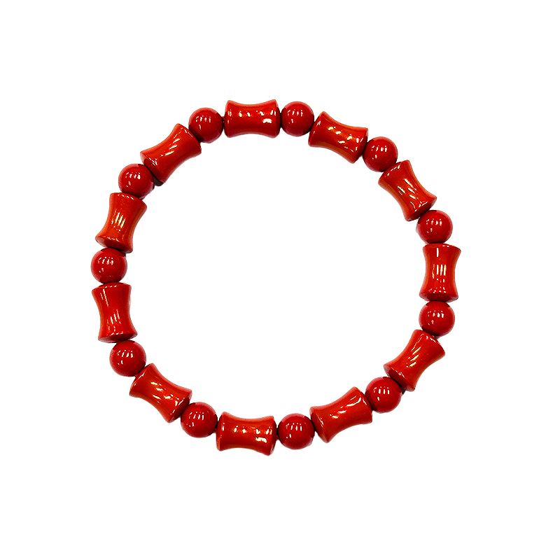 贵州铜仁万山辰砂朱砂手串紫金砂帝王砂手链节节高升男女转运珠