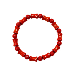 贵州铜仁万山辰砂朱砂手串紫金砂帝王砂手链节节高升男女转运珠