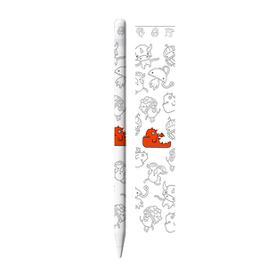 吉格士 Applepencil贴纸一代pencil卡通创意保护膜触控ipad手写笔二代贴膜适用于apple pencil苹果保护套纸胶