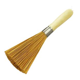 天然洗锅刷子木柄竹刷子刷锅洗锅厨房清洁用品洗碗洗锅神器竹刷子