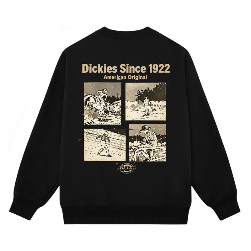 Dickies男士圆领卫衣重磅打底衫