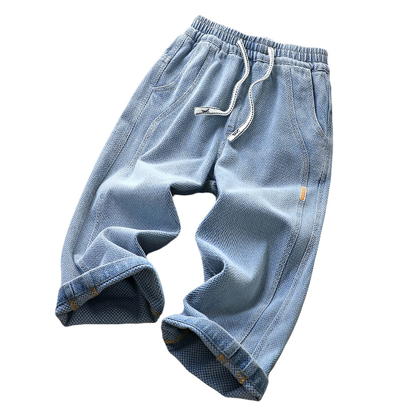 男童裤子春秋2026新款牛仔裤