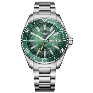 绿水鬼手表男款品牌男士全自动机械表男潜水表防水夜光男表V1032