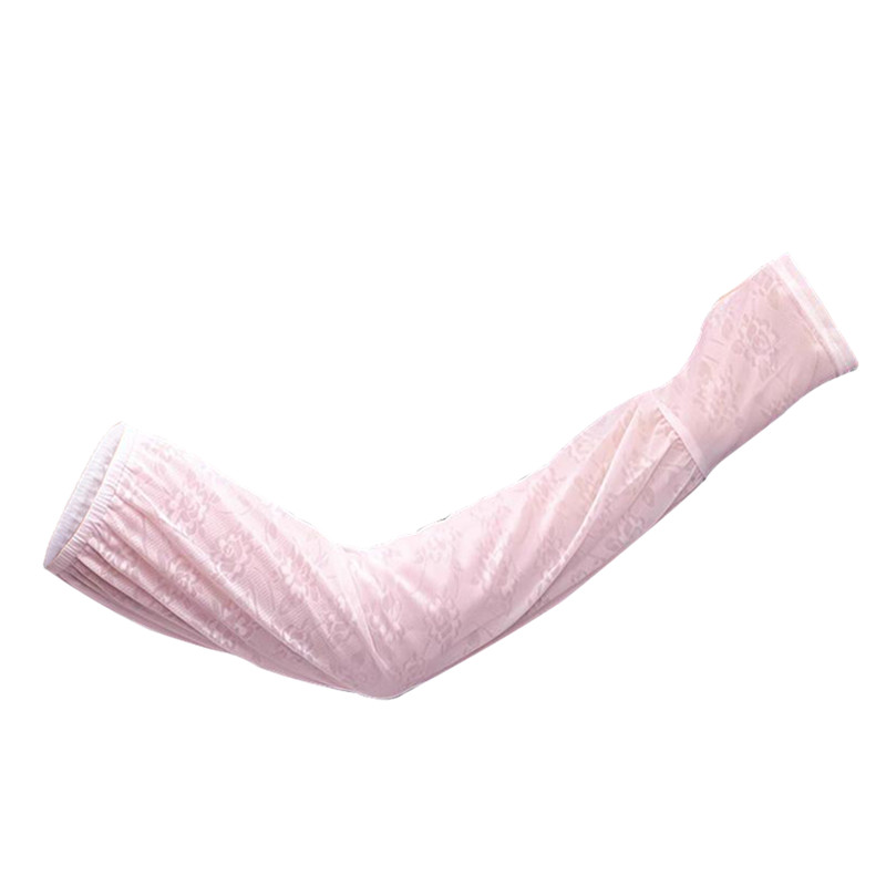 浪莎冰袖女夏季薄款蕾丝防晒袖套