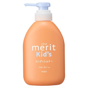 日本花王merit儿童泡沫洗发水护发素无硅油弱酸性宝宝专用2件套