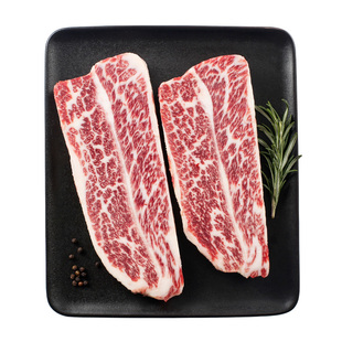 【澳洲老爸】纯血和牛M9+级牛小排新鲜谷饲牛肉原切雪花儿童牛排