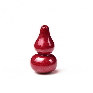 原矿朱砂紫金砂小葫芦配件diy手链手工串珠材料佛珠编制饰品吊坠