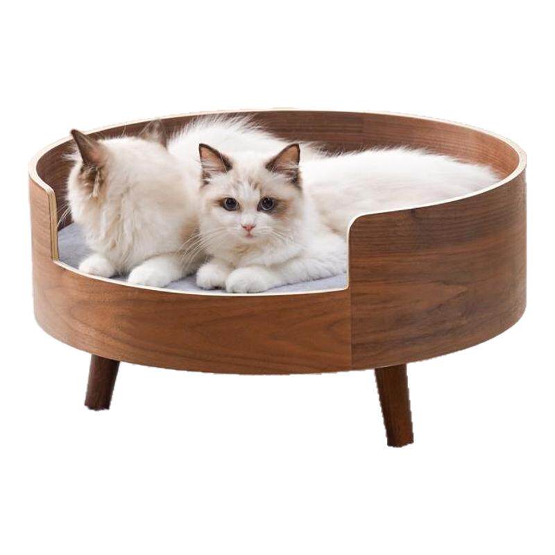 实木四季通用猫窝可拆洗