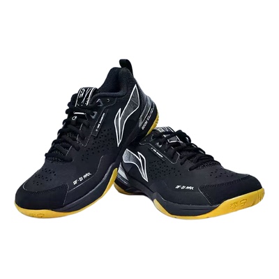 李宁刀锋系列MAX黑8配色羽毛球鞋