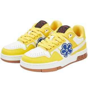 WeFlower小花鞋春夏新款板鞋穿搭薄款透气美拉德风男女同款