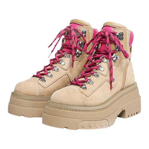 【秦岚同款】BLOCCO5女鞋秋冬ALL ROUND马丁靴厚底增高户外大黄靴