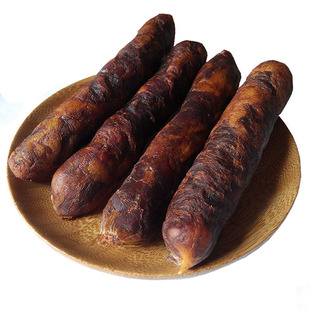 川味腊肠湖北腊肠宜昌五峰长阳恩施腊肉烟熏原味麻辣微辣香肠一斤