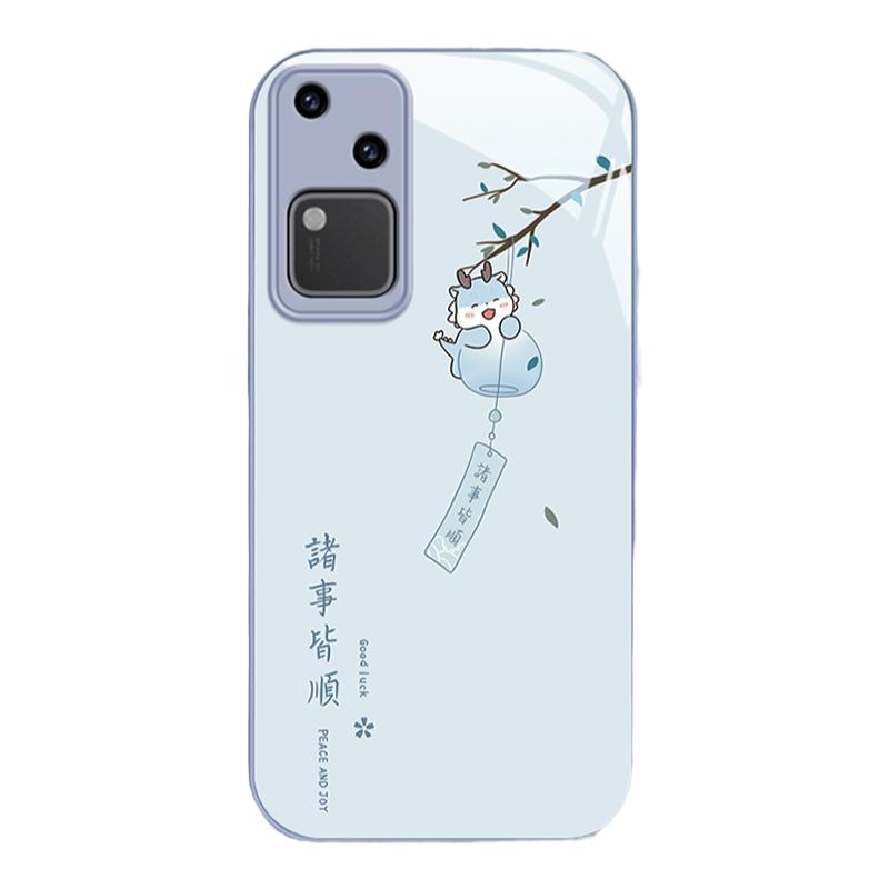 适用vivos18手机壳s20/s19新款s17pro时尚s16e防摔vivi可爱少女s15网红s12全包s10金属漆玻璃s7t高级感s9镜头