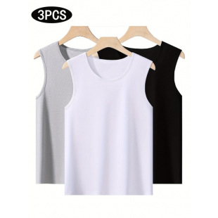 Z 97384 Cotton sleeveless men's tank top 无袖男士背心