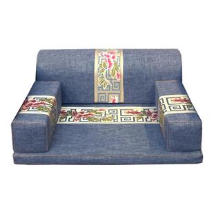 新中式沙发垫四季通用防滑罗汉床垫子五件套红木家具坐垫套靠背