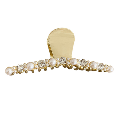 熙熙酱韩国法式珍珠顶夹后脑勺