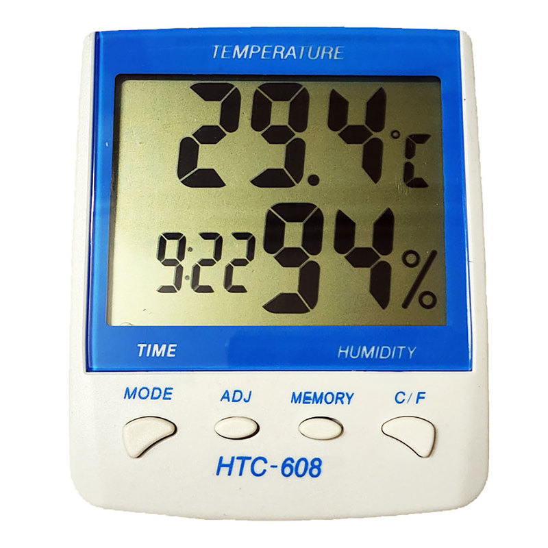 医院实验室仓库温棚高精度数显温湿度表HTC-608 可通过计量检测