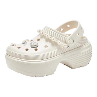 星期六厚底云朵洞洞鞋女沙滩鞋