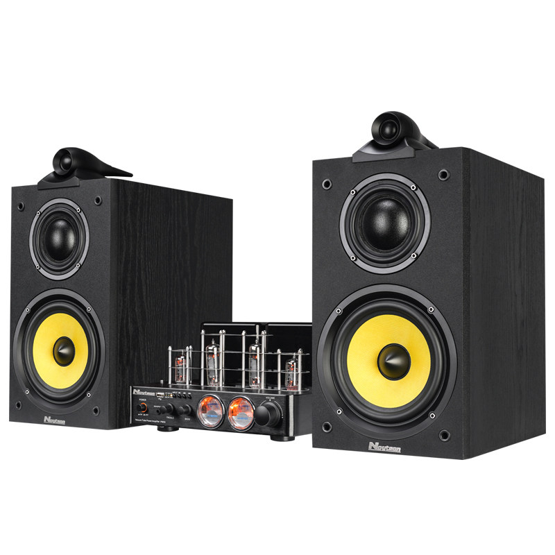 家用HIFI发烧级电子管胆机功放机组合音响套装 6.5/8寸书架音箱