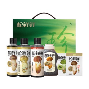 松鲜鲜调味品礼盒松茸鲜白灼汁日常家用调味品礼盒企业年货礼品
