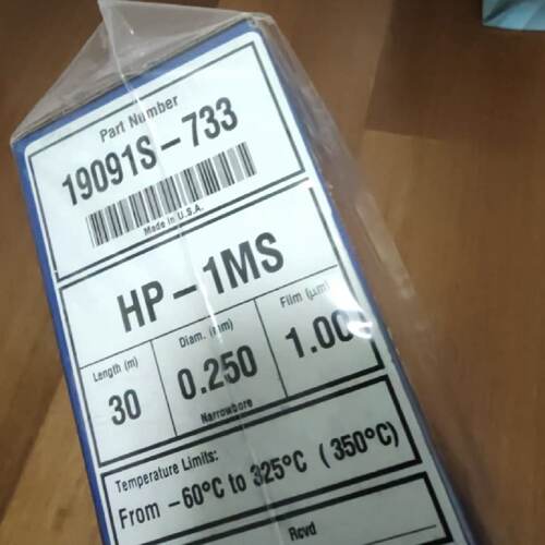 议价安捷伦HP-1MS气相色谱柱，货号19091S-733,规格30*0.25*1.0全