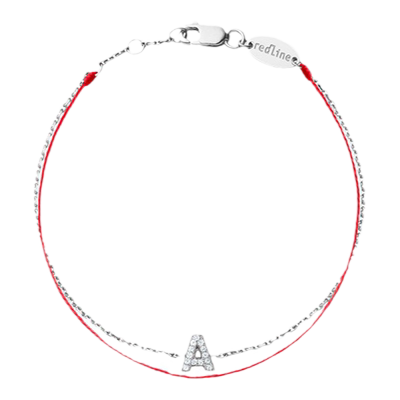 红绳女士绳链结合钻石手链