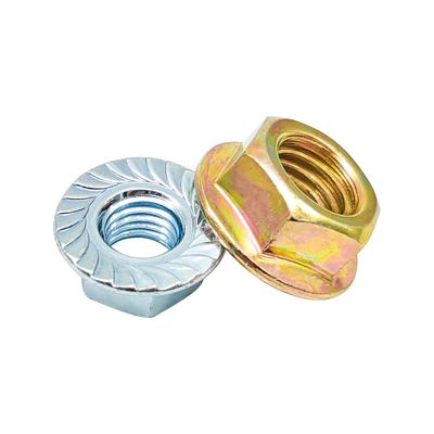 8级防滑带齿3厘4m6面法兰螺母