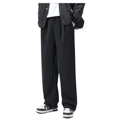 NBKY黑色百搭西裤高级感男士