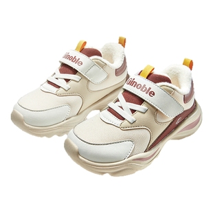 基诺浦机能鞋2025年冬季新款男女学步鞋宝宝鞋加绒2级保暖GW1813